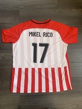 Maillot Jersey Football Atletico Bilbao Liga 2018 Mikel Rico No 17