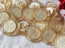 Lot 6 boutons vintage coeur