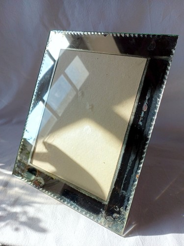 Ancien cadre photo verre - ancien,