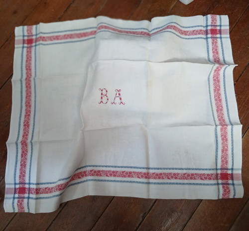 Ancien serviettes - 12,
