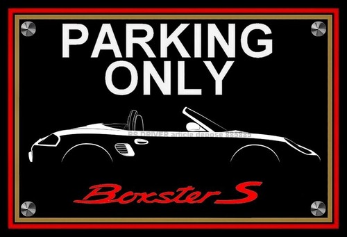 Plaque parking only - ",