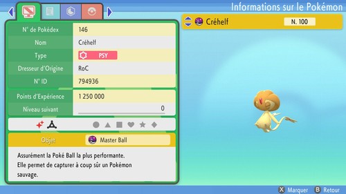 Pokemon crehelf shiny - pokemon,