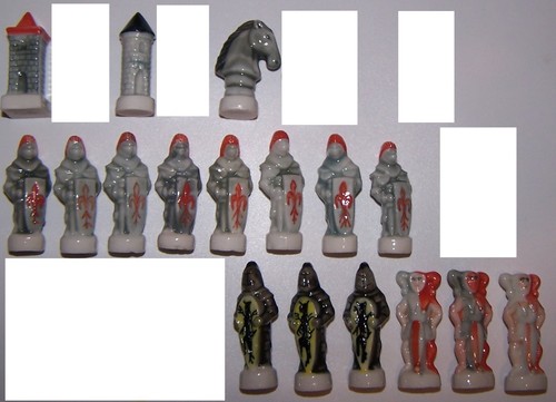 Lot fèves anciennes jeu - 17,
