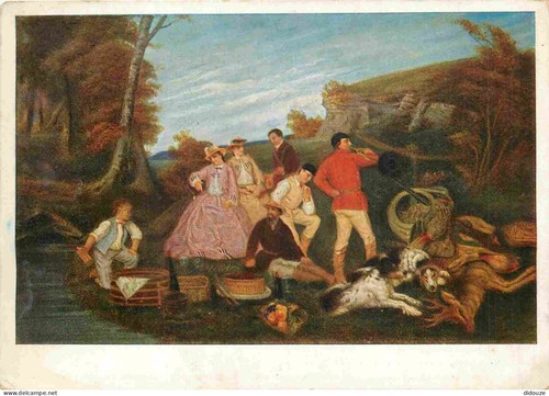 Carte postale art - -, peinture