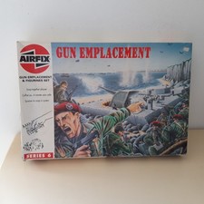 Boîte de petits soldats Airfix Gun Emplacement série 6 de 1994 
