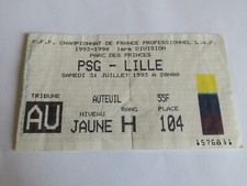 Ticket / billet   PSG -