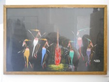 tableau africain peinture