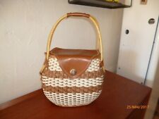 sac a main osier tresse  1970