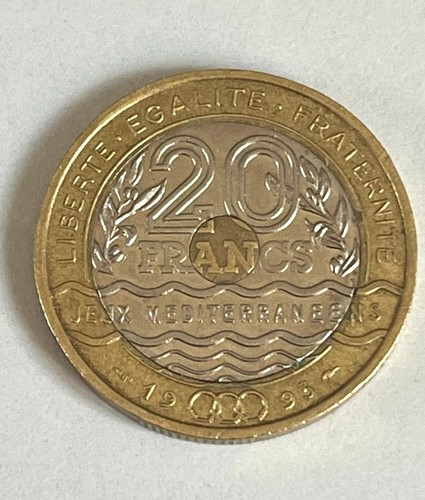 Pièce monnaie france 20 - pièce, de