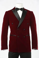 Veste Blazer En Velours Pour Hommes Designer Mariés Tuxedo Dîner Décontracté