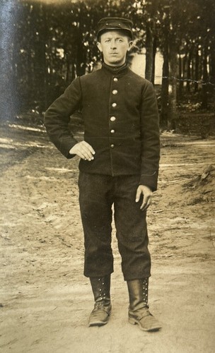 Photo poilu prisonnier guerre - poilu,