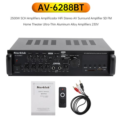 Amplificateur canaux 2500 w - canaux,