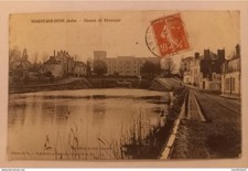 Nogent sur Seine (Aube) - Chemin du déversoir - Les Moulins - Puce de facteur Le