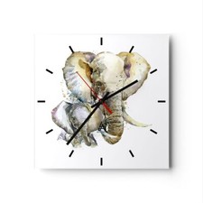 Horloge murale en verre