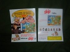 flyer issu spirou 1484 Astérix et Obélix Skip carte de la Gaule