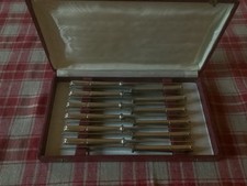 12 couteaux à dessert métal argenté Valencay Ercuis 20,6cm