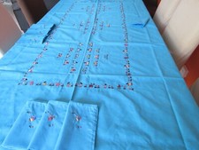 JOLIE NAPPE DE TABLE Bleu