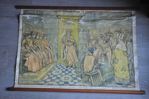 Ancienne affiche scolaire
