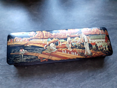 Ancien boite gants - boite, a