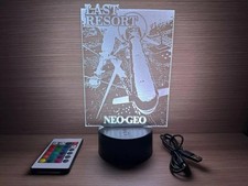 LIRE LES INFORMATIONS - Lampe à LED RVB logo Neo Geo Last Resort aes mvs poch...
