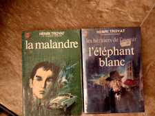 lot de 2  romans collection  poches  de  HENRI TROYAT  , en bon état