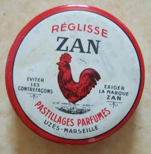 Boîte vide réglisse zan - vide,