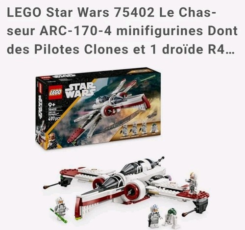 Lego star wars 75402 arc - ,, arc-170