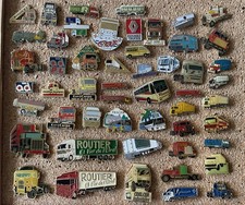 lot pin's camion, rugby