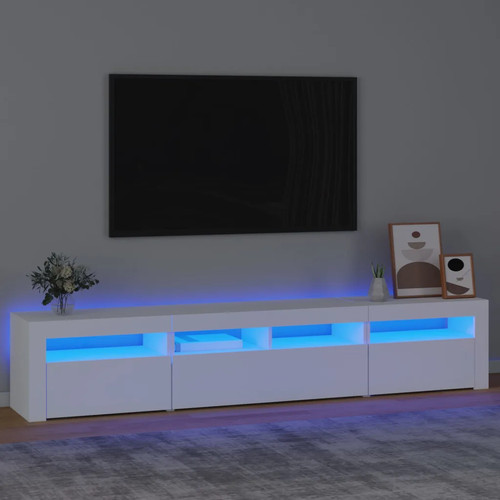 Meuble avec bandes led - avec,