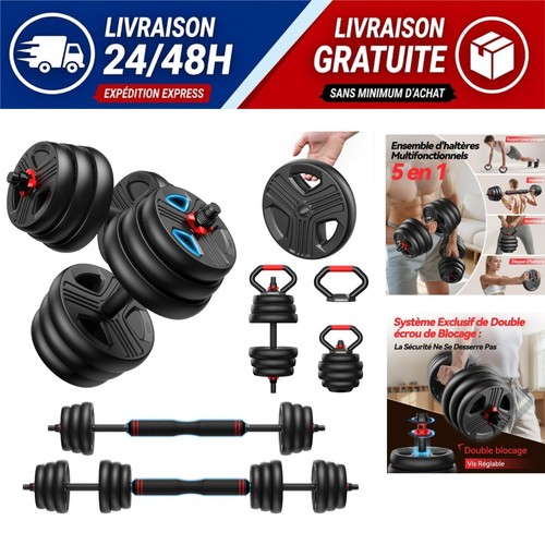 Kit haltères musculation - kit,
