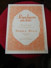 Partition perpetuum mobile - partition,