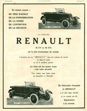 Publicité ancienne voiture