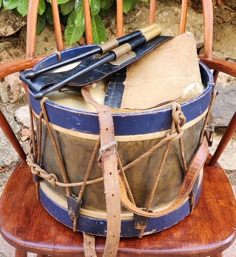 Tambour ancien fanfare - tambour, garde