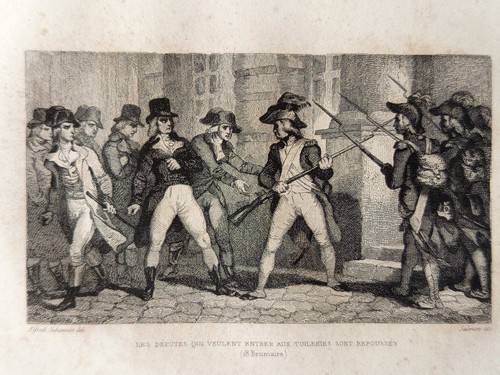 Gravure 1834 deputes qui - gravure,
