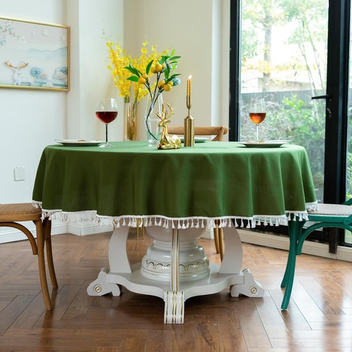 Nappe ronde coton - nappe,