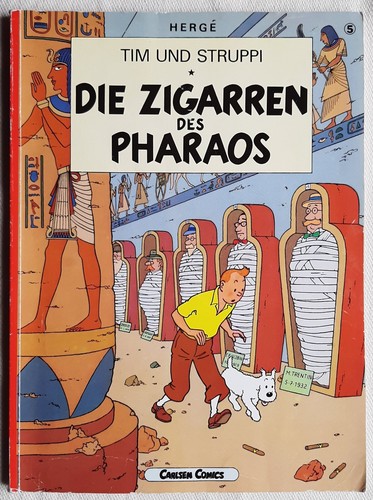 Tintin les cigares pharaon - tintin,