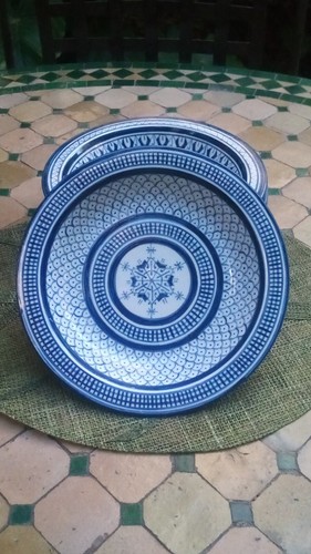 Lot assiettes marocaines - lot,