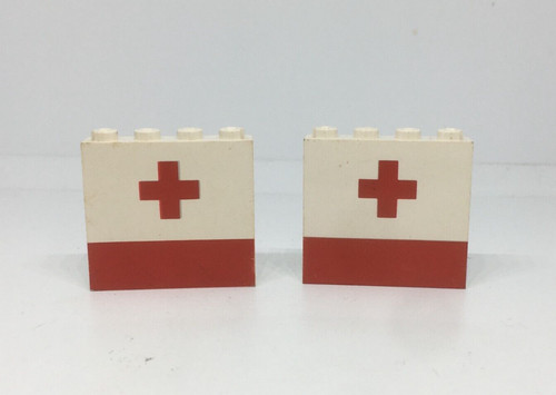 Lego hôpital panneau x 4 - lego,