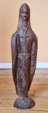 ancienne statue en bois de LA VIERGE- 41 cm - Vintage - religion - Christianisme