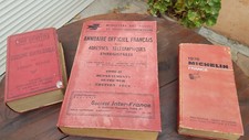 3  LIVRES ANCIENS - BOTTIN 1966 - MICHELIN 1976 - LIVRE DE CUISINE URBAIN DUBOIS