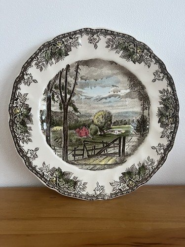 Assiette porcelaine johnson - assiette,