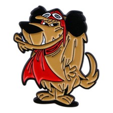 Hanna Barbera Les Fous du Volant Pins Métal DIABOLO Chien Aviateur Badge Satanas