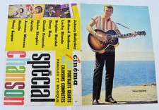 Encart Spécial  JOHNNY HALLYDAY → 1 partition + 1 poster  (37 x 27 cm) / 1963