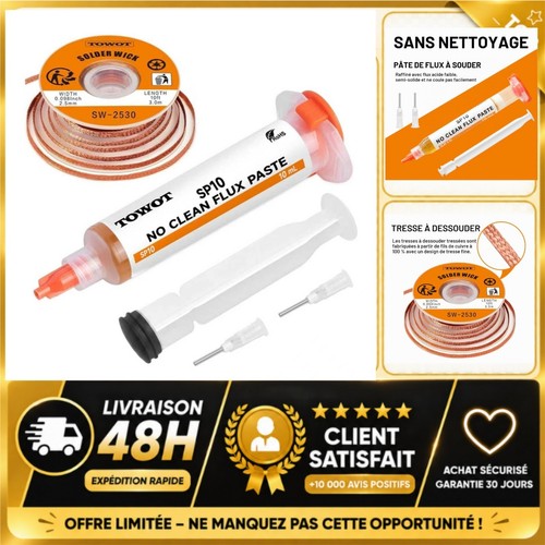 Kit dessoudage towot - dessoudage,