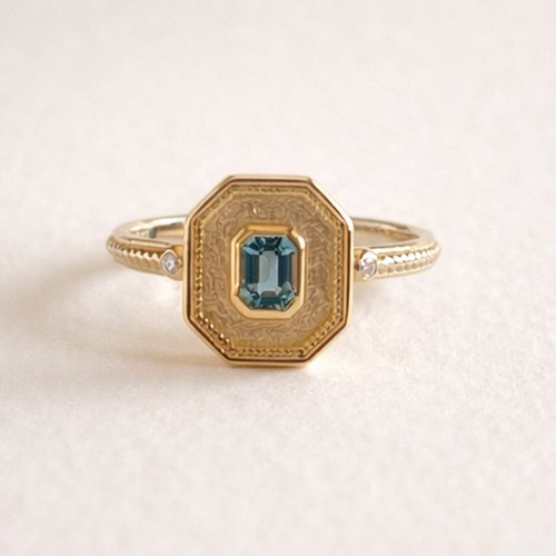 Bague jaune 14 - or,