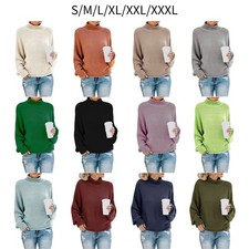 Pull femme ample pull col