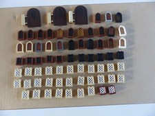 Lego : lot de 70 lucarne carrée ou ronde et porte  pour château et autre