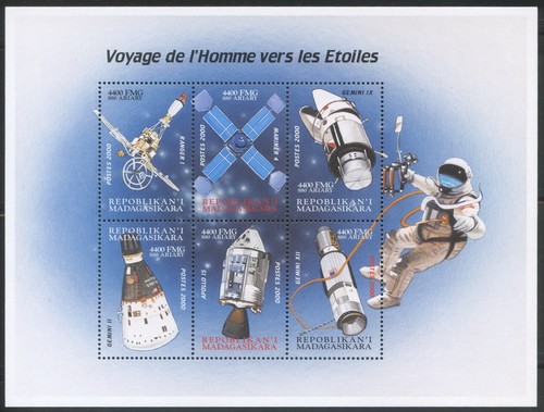 Madagascar 2000 mnh gemini - mnh**,