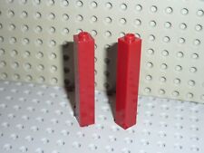  2 x Murs LEGO STAR WARS DkRed bricks 2453 / set 7675 4482 8874 8877 8759 