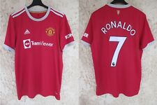 Maillot MANCHESTER UNITED 2022 CR7 RONALDO n°7 ADIDAS football home shirt L